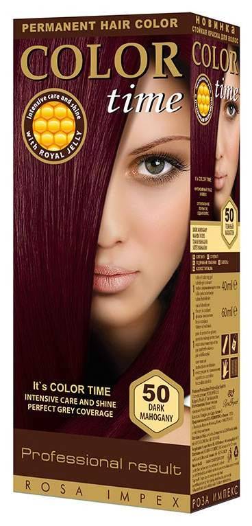 COLOR TIME βαφή μαλλιών No50 ακαζού σκούρο 115ml