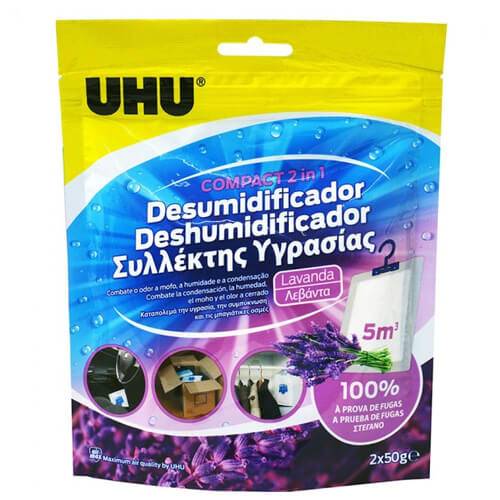 UHU συλλέκτης υγρασίας με άρωμα λεβάντα 3x450gr
