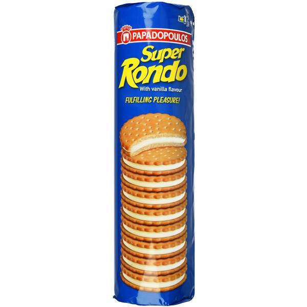 ΠΑΠΑΔΟΠΟΥΛΟΥ μπισκότα super rondo με βανίλια 500gr