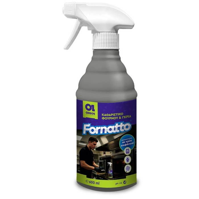 FORNATTO υγρό καθαριστικό φούρνου και grill 600ml