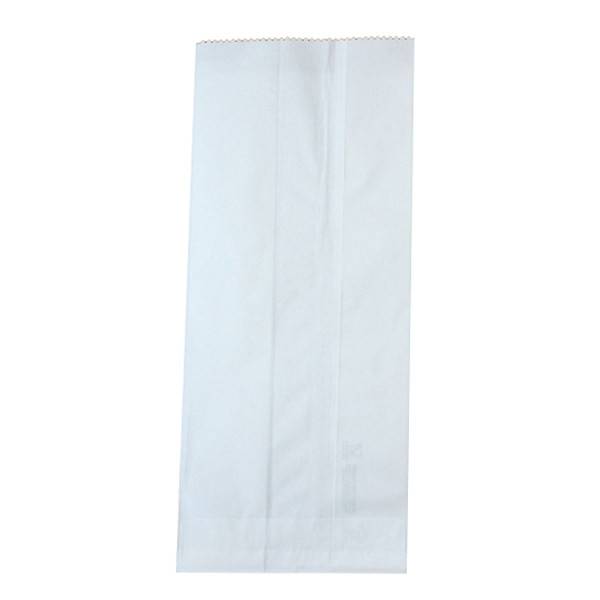 Χαρτοσακούλες λευκές κραφτ ατύπωτες 12x22cm 10kg