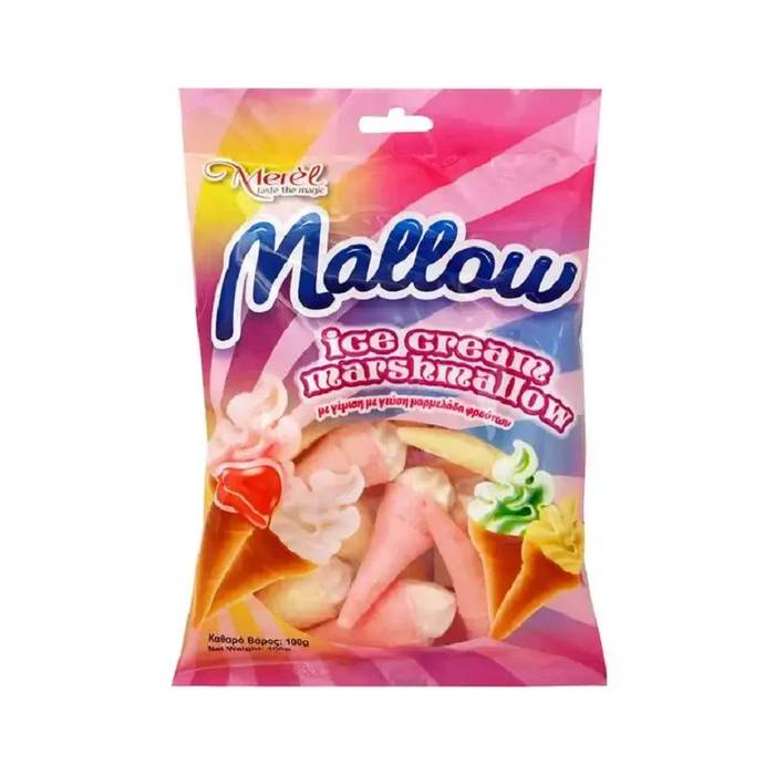 MEREL ζαχαρωτά παγωτίνια με marshmallow 100gr