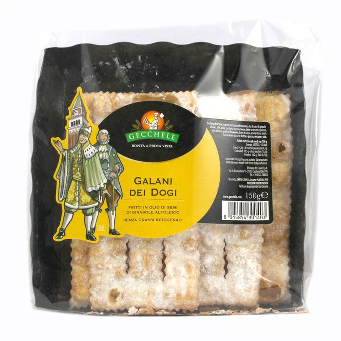 GECCHELE σφολιάτα gala με άχνη 150gr