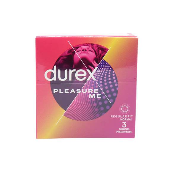 DUREX προφυλακτικά pleasure me 3τεμ