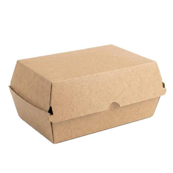 KRAFT BOXES κουτί burger διπλό 50τεμ