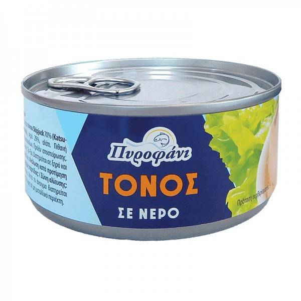 ΠΥΡΟΦΑΝΙ τόνος σε νερό 160gr