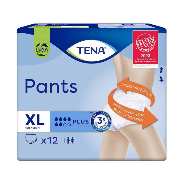 TENA pants πάνα βρακάκι ακράτειας extra large 12τεμ