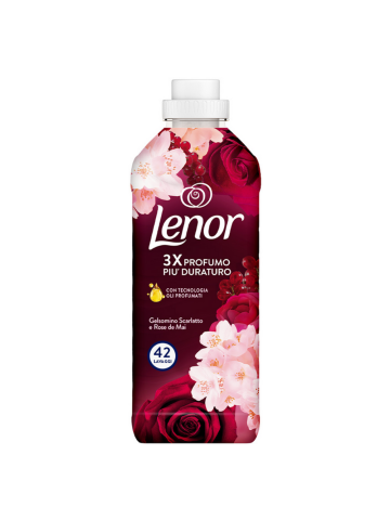LENOR συμπυκνωμένο μαλακτικό ρούχων gelsomino scarlato 42μεζ 882ml