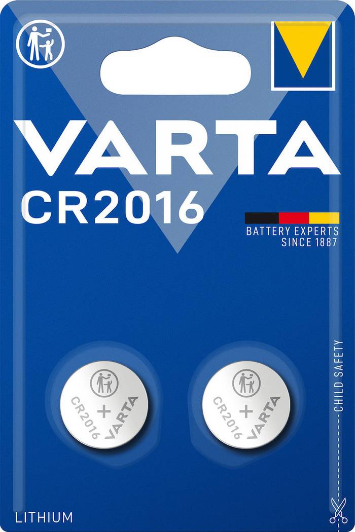 VARTA μπαταρία λιθίου CR-2016 2τεμ