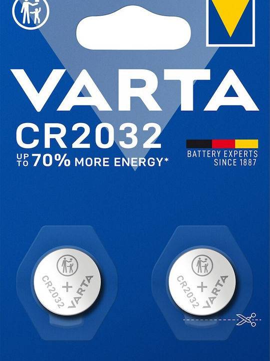 VARTA μπαταρία λιθίου CR-2032 2τεμ