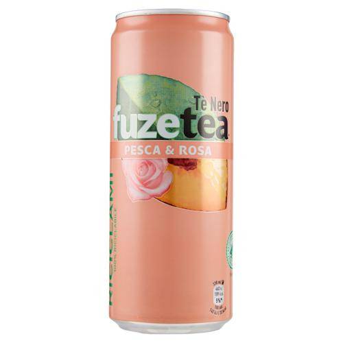 FUZETEA κρύο τσάι ροδάκινο και ιβίσκος 330ml