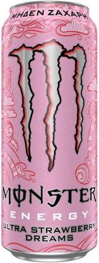 MONSTER ενεργειακό ποτό φράουλα χωρίς ζάχαρη 500ml