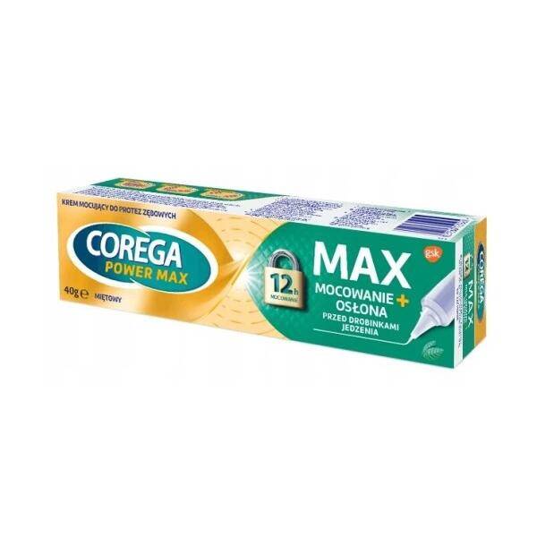 COREGA στερεωτική κρέμα οδοντοστοιχίας max hold+ lasting fresh mint 70gr