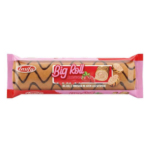BIG ROLL κέικ με γέμιση φράουλα 300gr