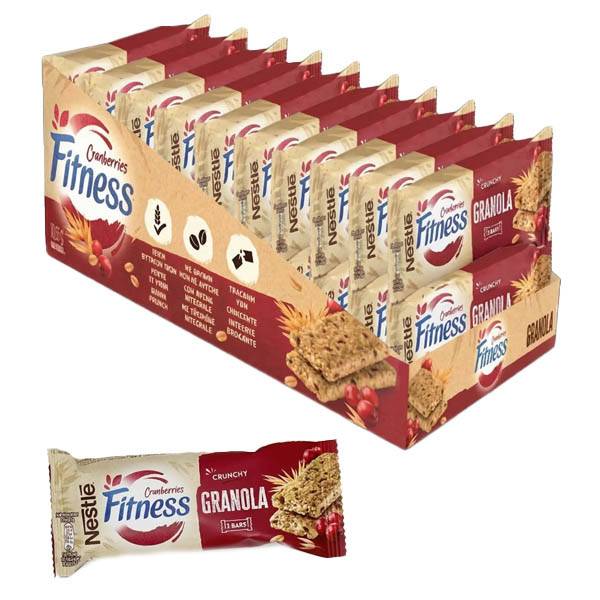 NESTLE BARS FITNESS 38gr. - (GRANOLA CRANBERRY ) (20τεμ.)