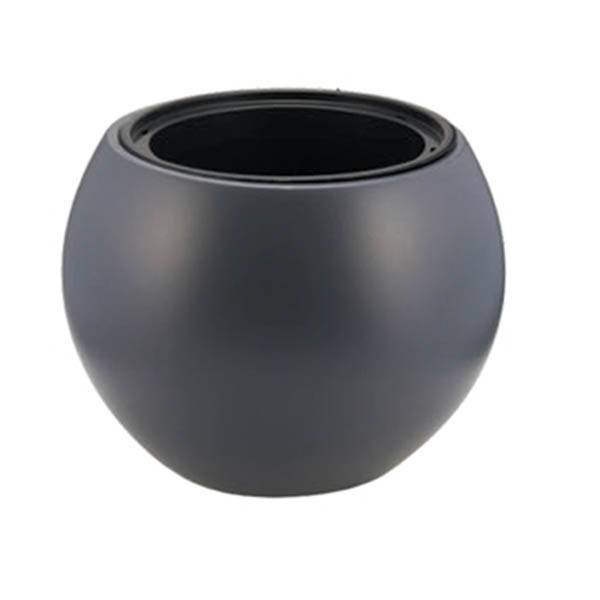 TNS γλάστρα sphere ανθρακί 38x29cm 9lt