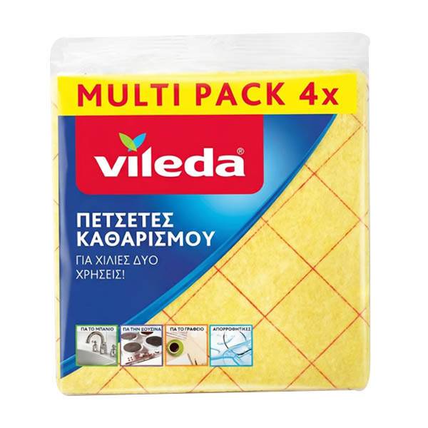 VILEDA πετσέτα καθαρισμού γενικής χρήσης 38x40cm 4τεμ