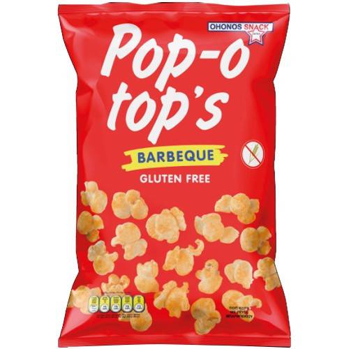 OHONOS SNACKS Pop-o-tops ποπ κορν barbeque χωρίς γλουτένη 85gr