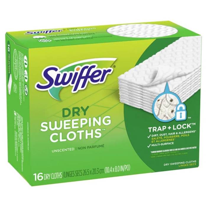 SWIFFER ανταλλακτικά πανάκια για το πάτωμα 16τεμ
