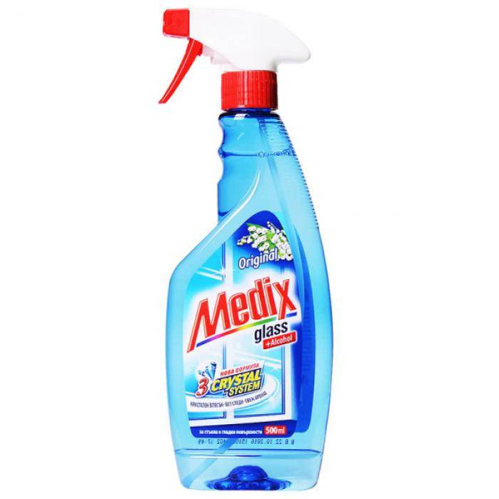 MEDIX υγρό καθαριστικό τζαμιών white lily spray 750ml