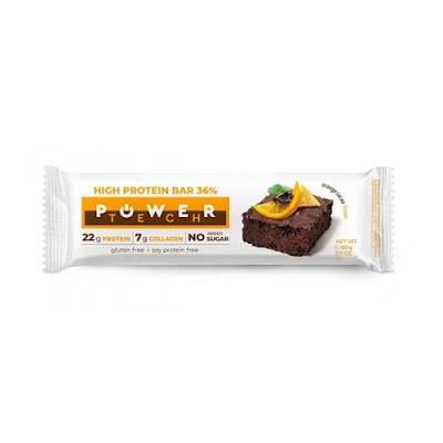 POWER TECH μπάρα πρωτεϊνης με κακάο και πορτοκάλι 60gr