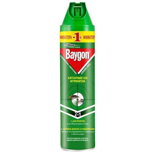 BAYGON κατσαριδοκτόνο spray 400ml