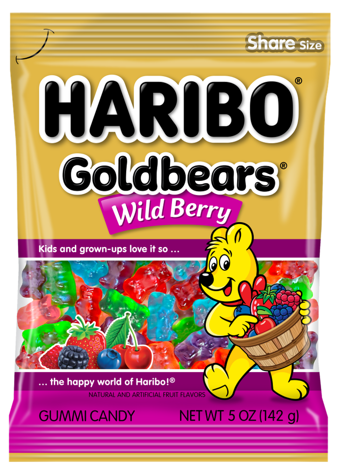 HARIBO ZAXΑΡΩΤΑ 80GR SOUR WILD BERRY ΑΡΚΟΥΔΑΚΙΑ