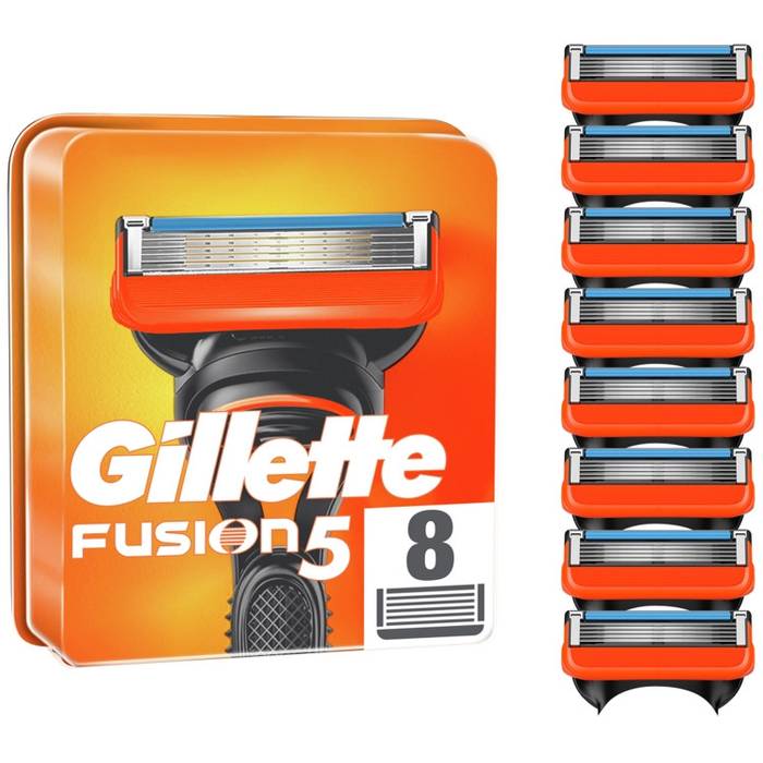 GILLETTE ανταλλακτικές λεπίδες fusion5 8τεμ