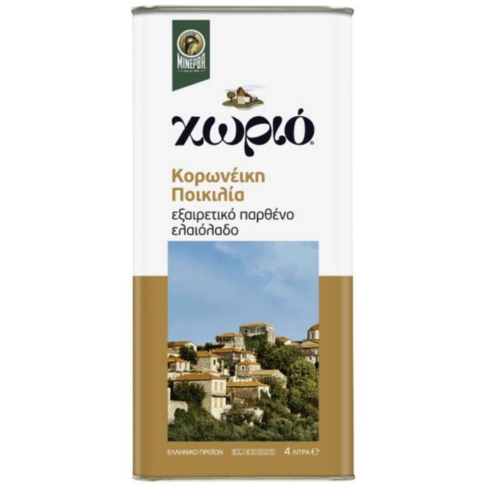 ΜΙΝΕΡΒΑ Χωριό ελαιόλαδο εξαιρετικά παρθένο Κορωνέικο 4lt