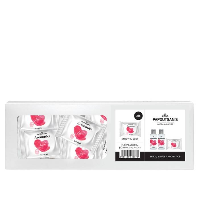 ΠΑΠΟΥΤΣΑΝΗΣ Aromatics σαπούνι Love ατομικό 50x25gr