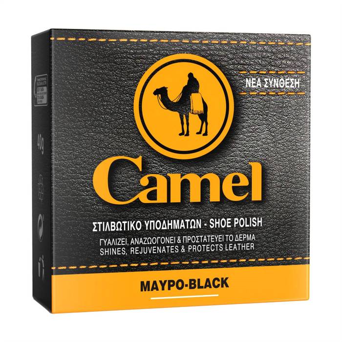 CAMEL πάστα υποδημάτων μαύρο 40ml