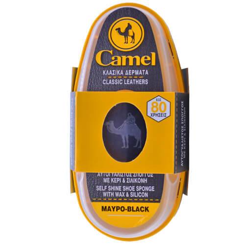 CAMEL σπόγγος υποδημάτων με κερί μαύρο