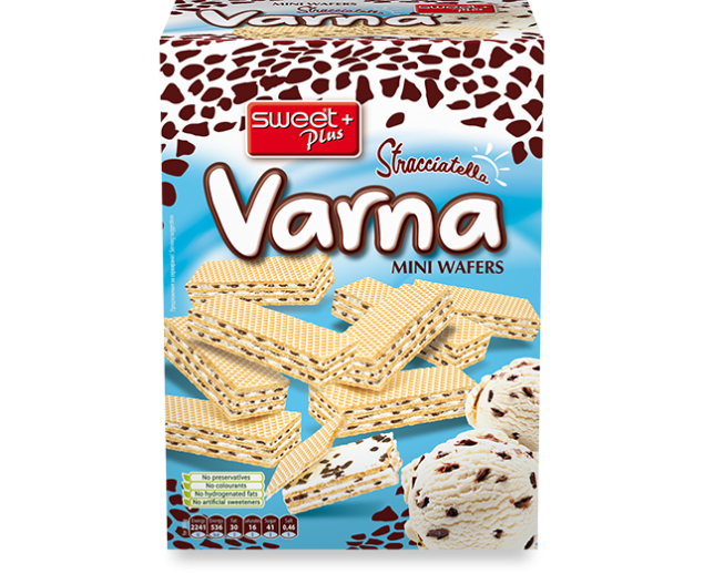 VARNA MINI WAFERS STRACCIATELLA CREME 240GR