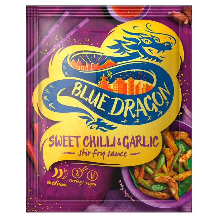 BLUE DRAGON καρύκευμα sweet chilli και garlic 120gr