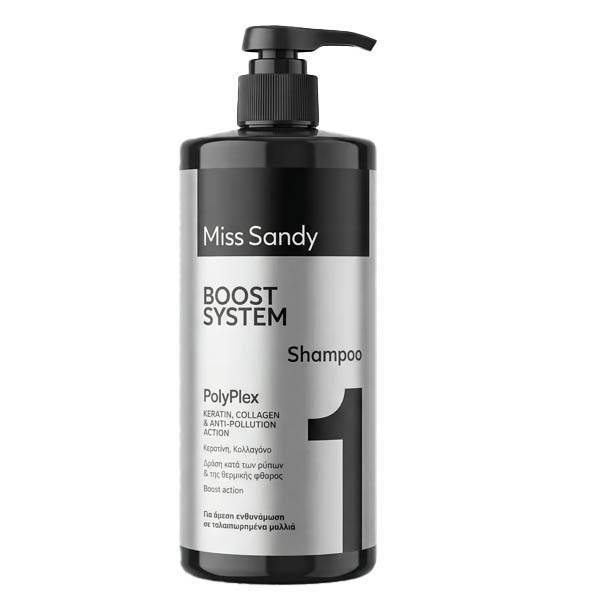 MISS SANDY σαμπουάν polyplex boost system 1lt