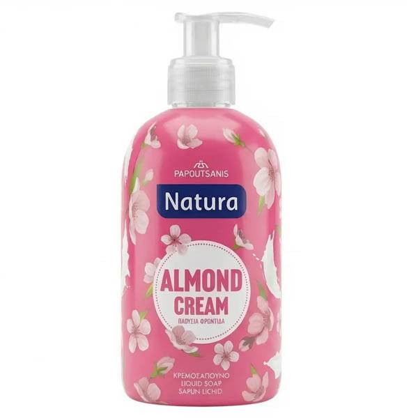 ΠΑΠΟΥΤΣΑΝΗΣ Natura κρεμοσάπουνο αμύγδαλο 480ml