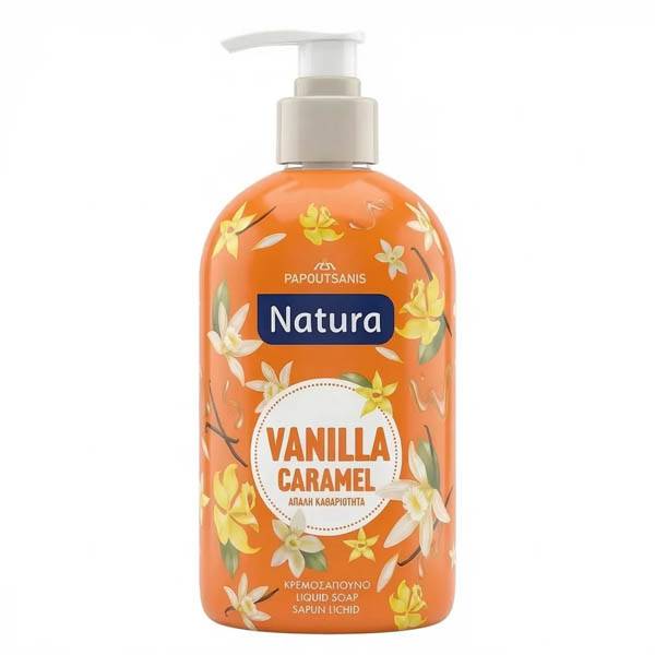 ΠΑΠΟΥΤΣΑΝΗΣ Natura κρεμοσάπουνο βανίλια 480ml