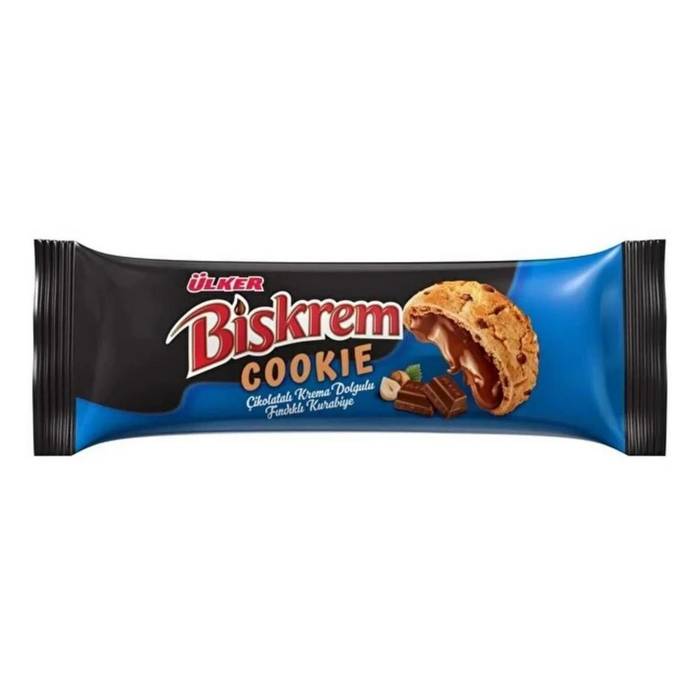 ULKER BISKREM COOKIE ΜΠΙΣΚΟΤΟ ΜΕ ΓΕΜΙΣΗ ΜΑΥΡΗΣ ΣΟΚΟΛΑΤΑΣ 80gr