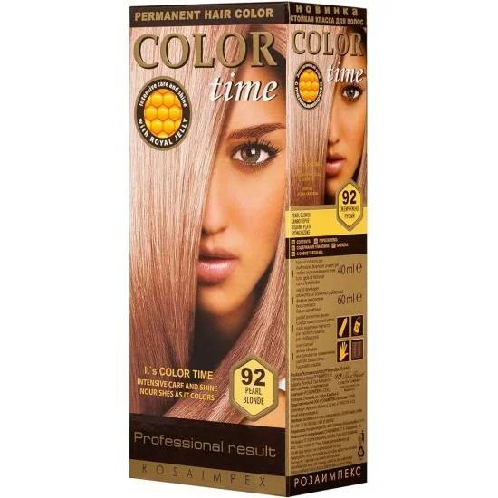 COLOR TIME βαφή μαλλιών No92 ξανθό περλέ 115ml