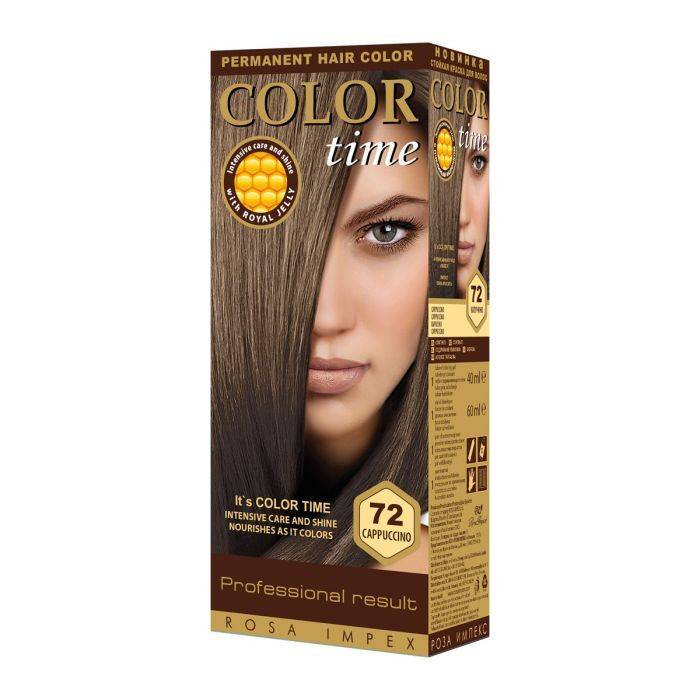 COLOR TIME βαφή μαλλιών No72 καπουτσίνο 115ml