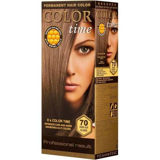 COLOR TIME βαφή μαλλιών No70 ξανθό σαντρέ σκούρο 115ml