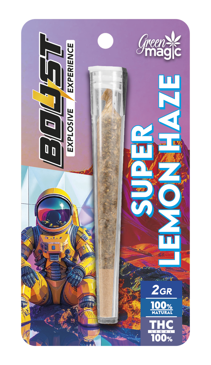 GREEN MAGIC BOOST ΠΡΟΙΟΝ ΚΑΝΑΒΗΣ ΕΤΟΙΜΟ ΤΣΙΓΑΡΟ 2G SUPER LEMON HAZE (100% T
