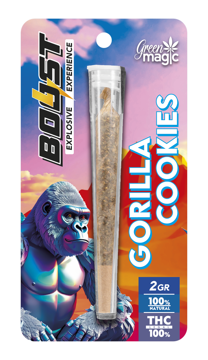 GREEN MAGIC BOOST ΠΡΟΙΟΝ ΚΑΝΑΒΗΣ ΕΤΟΙΜΟ ΤΣΙΓΑΡΟ 2G GORILLA COOKIES (100% TH