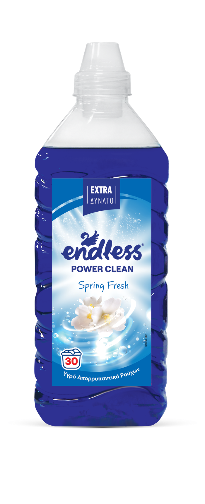 ENDLESS υγρό πλυντηρίου ρούχων Power Clean Spring Fresh 30μεζ 1,85lt