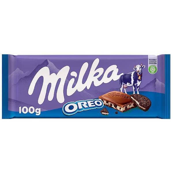 MILKA σοκολάτα oreo 90gr