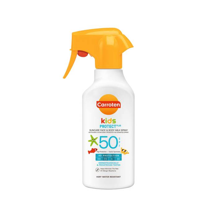 CARROTEN αντιηλιακό γαλάκτωμα kids protect spf50 spray 270ml