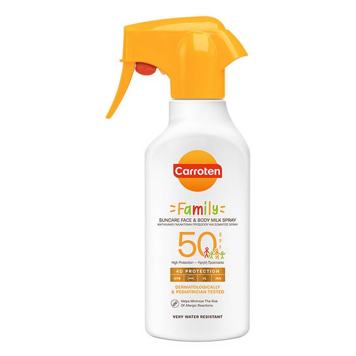 CARROTEN αντιηλιακό γαλάκτωμα family spf50 spray 270ml