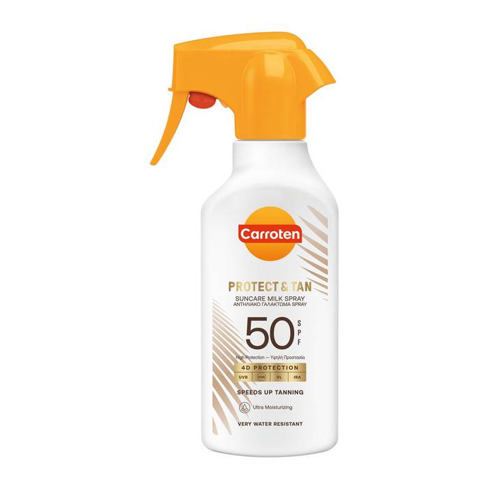 CARROTEN αντιηλιακό γαλάκτωμα protect και tan spf50 spray 270ml