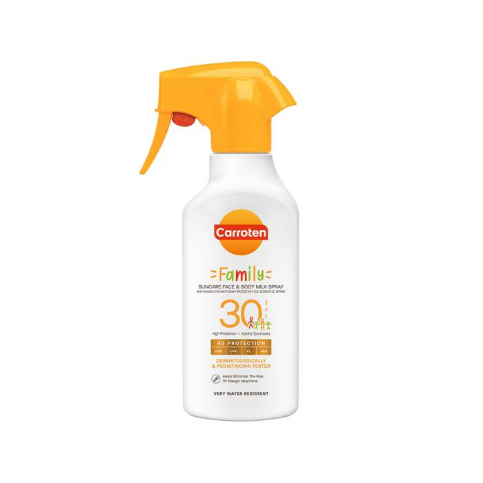 CARROTEN αντιηλιακό γαλάκτωμα family spf30 spray 270ml