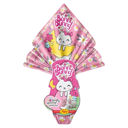 ASTIR πασχαλινό σοκολατένιο αυγό γάλακτος bunny bunny 160gr